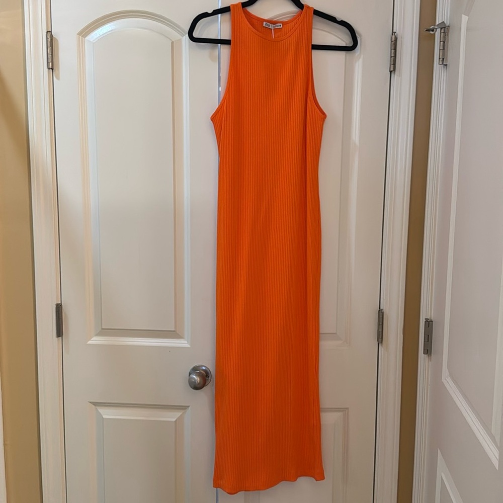 New- Zara Ribbed sleeveless dress